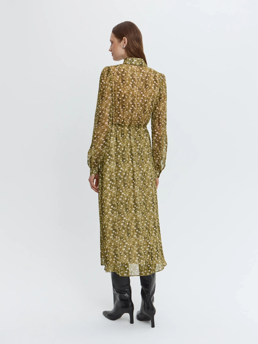 Платье с принтом ANNA PEKUN, цвет: зеленый, 21.2642.501 купить онлайн