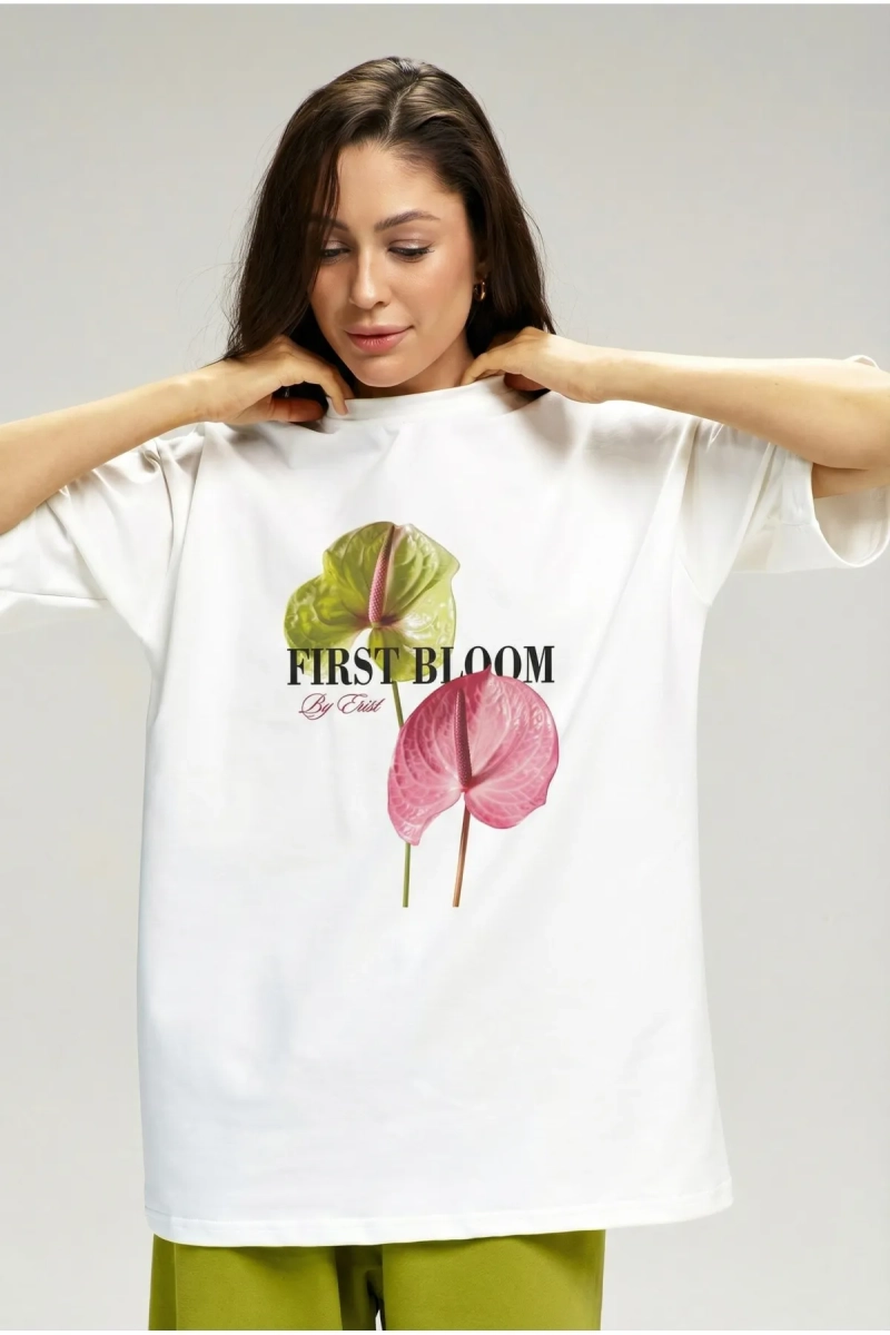 Футболка First Bloom White Erist store, цвет: белый, НФ-00003147 купить онлайн