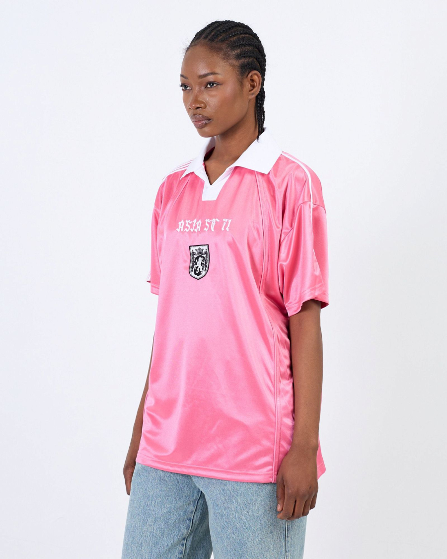 Футболка поло Джерси ASIA ST 71, цвет: розовый, Ast71.tt-Jersey-polo-pink купить онлайн