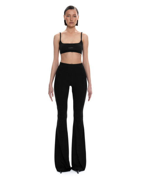 Брюки клёш базовые Suborbia, цвет: Черный, 006894 купить онлайн