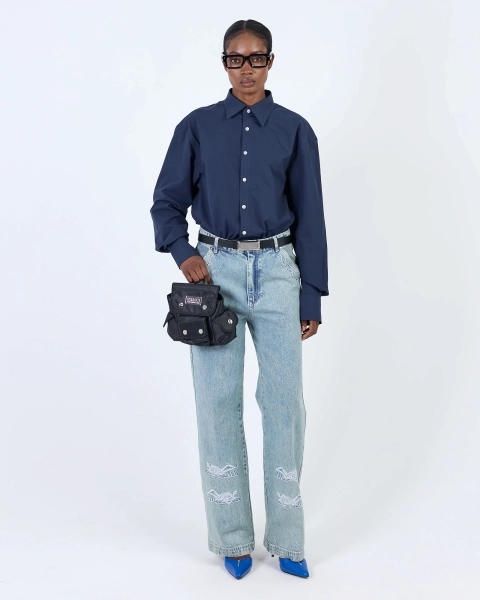 Рубашка CL71 С ПОДПЛЕЧНИКАМИ NAVY ASIA ST 71, цвет: синий, Ast71.CL71.shirt-shld-navy купить онлайн