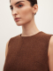 Платье трапеция Chaika, цвет: коричневый, AW25DR02-45 купить онлайн
