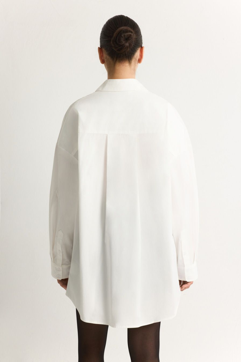 Рубашка из 100% хлопка TOPTOP, цвет: белый, TT.021.19147.100 купить онлайн