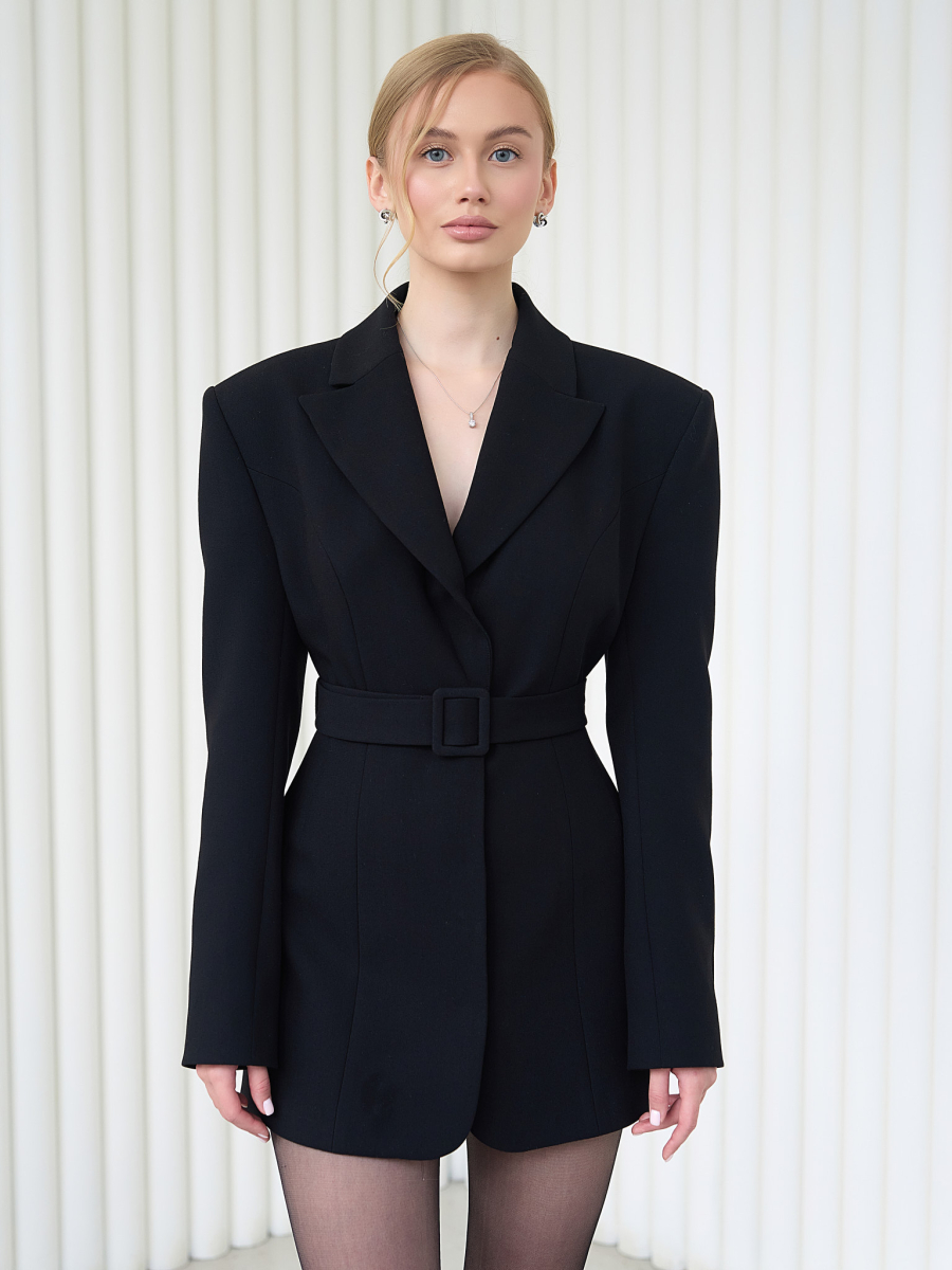 Жакет-платье с бахромой I.B.W., цвет: Черный, EJ011 купить онлайн