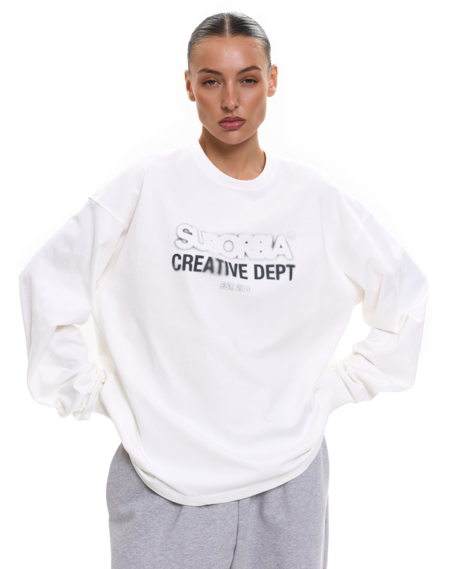 Лонгслив CD Suborbia, цвет: WHITE, 006170 купить онлайн