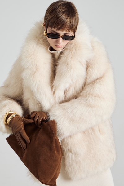 Шуба MIA AIM, цвет: молочный, MIA726 купить онлайн