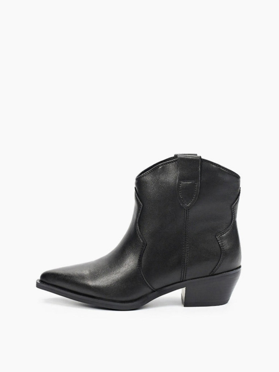 Казаки короткие из натуральной кожи