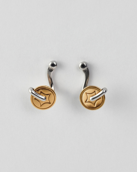 Джекеты “Двойка пентаклей” с подвижной деталью — монетой Darkrain, цвет: биколор, LS3036 купить онлайн