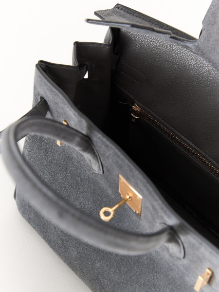 Сумка Кэнди средняя brand salad, цвет: замша золотисто-серая J-704-PHR 8129 купить онлайн