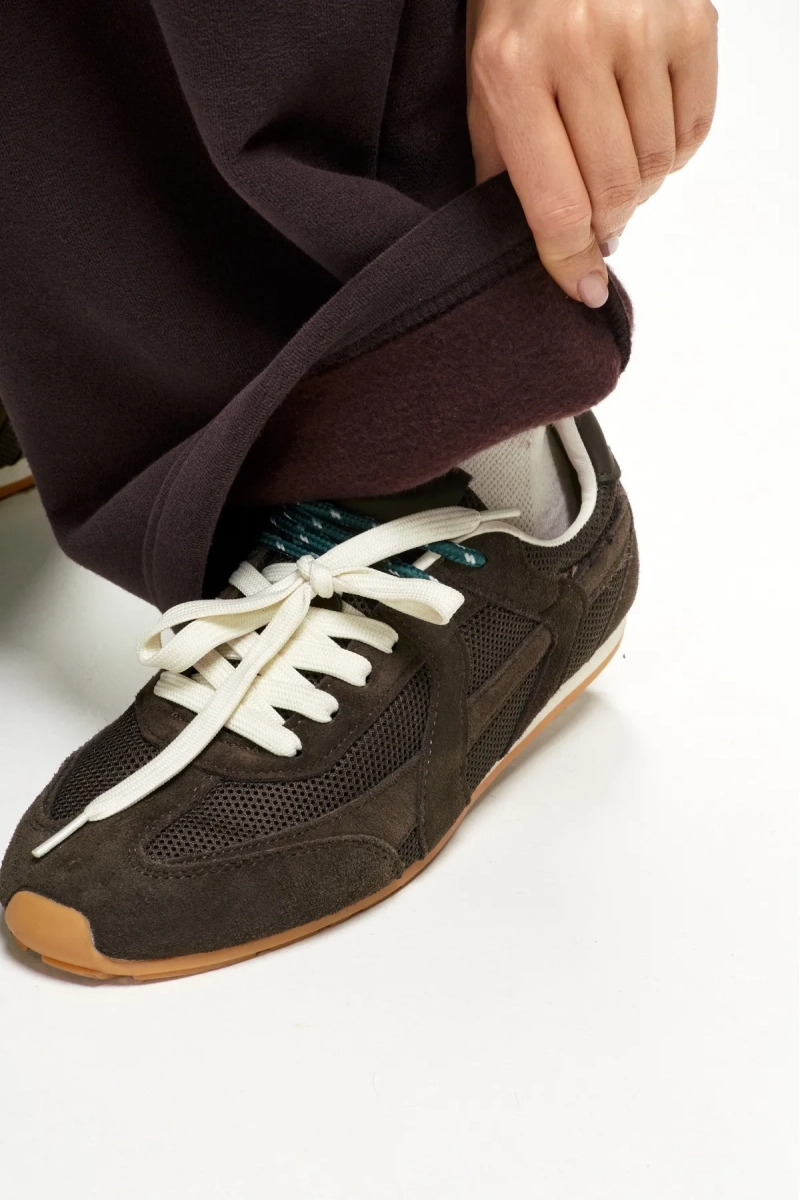 Брюки с начесом Brown Erist store, цвет: коричневый, НФ-00003019 купить онлайн