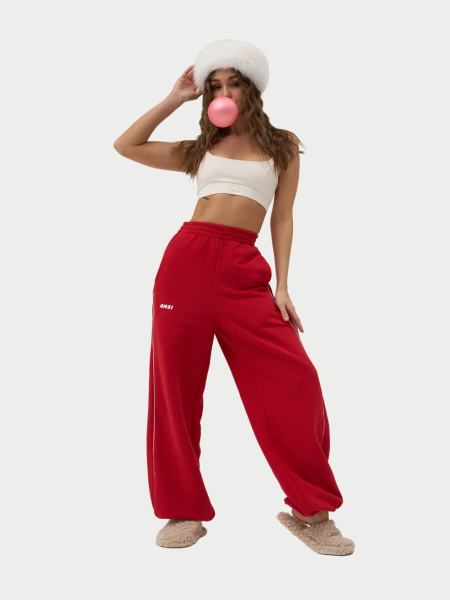 Брюки с кантом утепленные ONSI, цвет: RED,  купить онлайн