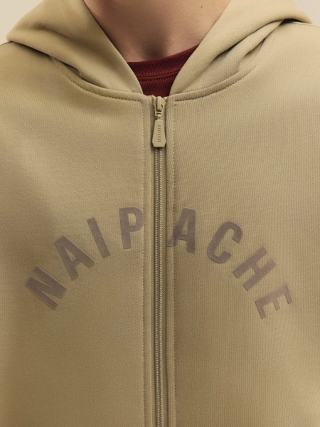 Худи Classic Full-Zip Hoodie NAIPACHE, цвет: зеленый,  купить онлайн