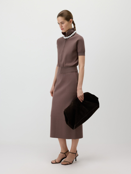 Кардиган на молнии Conso, цвет: коричневый, KCS 260709 - кофейный купить онлайн