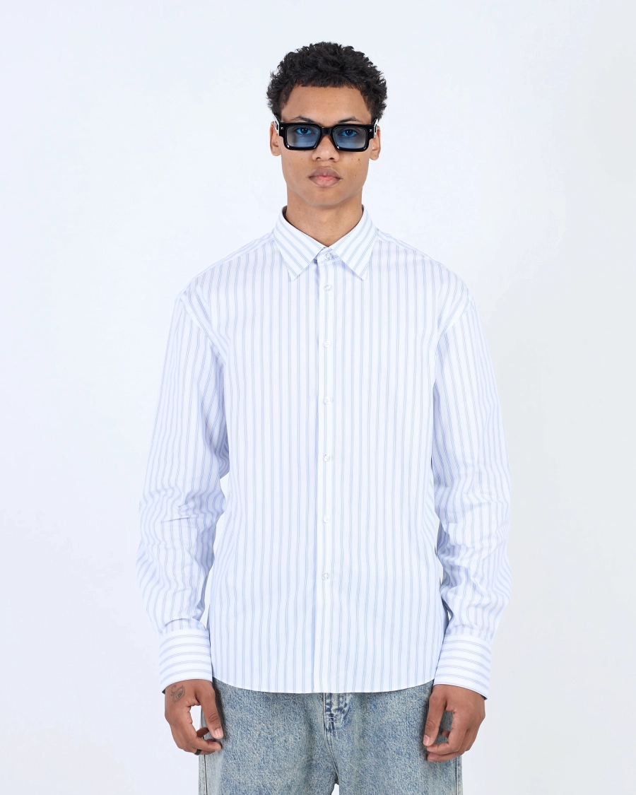 Рубашка CL71 STRIPES BLUE ASIA ST 71, цвет: голубой, Ast71.CL71.shirt-stripes-blue купить онлайн