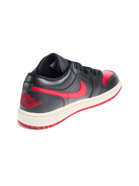 Кроссовки женские Jordan 1 Low "Bred Sail" NKDADDYS SNEAKERS, цвет: Чёрный DC0774-061 купить онлайн