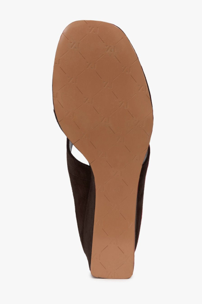 Босоножки из натуральной замши Lera Nena, цвет: коричневый LN.206.19231.700 купить онлайн