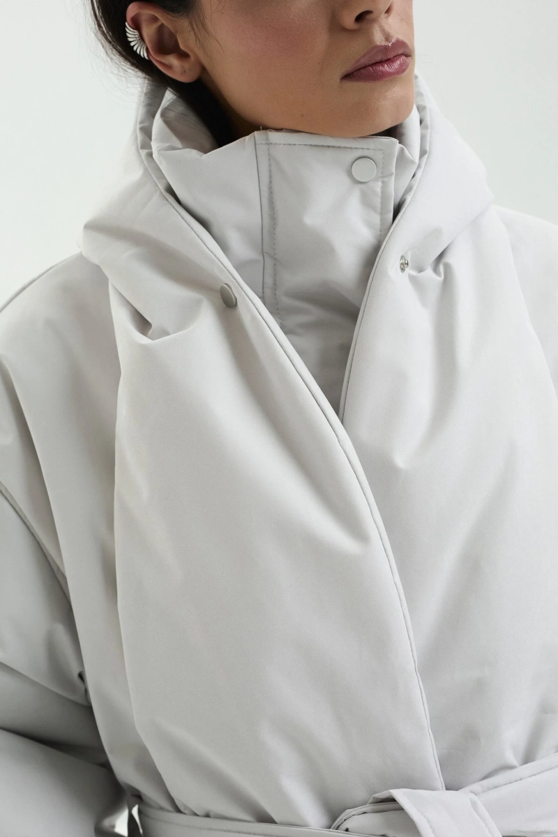 Пуховик SAGE marte, цвет: Светло-серый,  купить онлайн