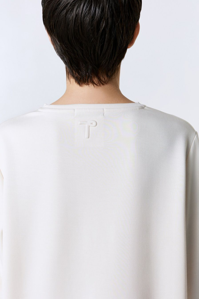 Лонгслив из неопрена TOPTOP, цвет: молочный, TT.025.16234.120 купить онлайн