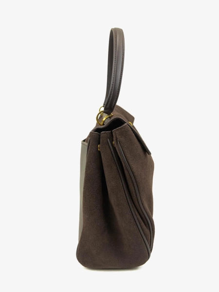 Сумка SANDRA MEDIUM brand salad, цвет: suede brown J-704-PHR 6943 купить онлайн