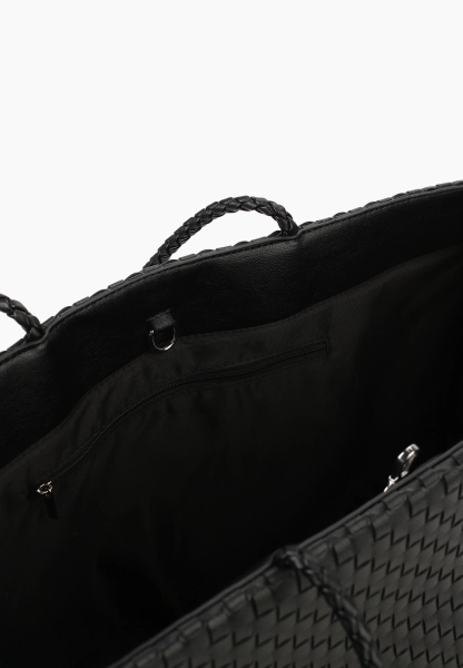 Сумка шопер плетеный SBALO, цвет: Черный 325H42 купить онлайн