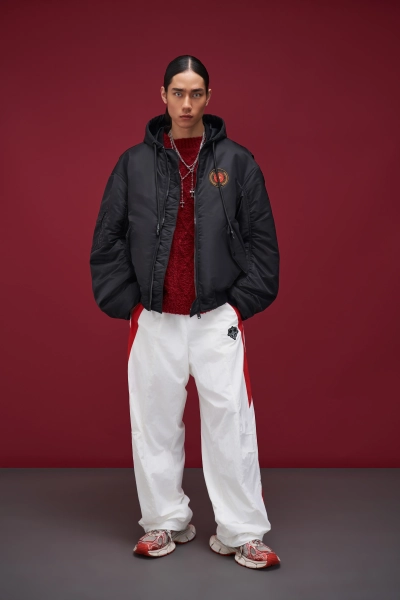 Куртка бомбер оверсайз UNIT 18 p.p.s., цвет: Черный, 1006.00.00.BLK купить онлайн