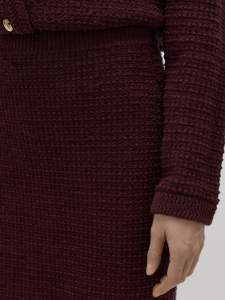 Юбка букле Conso, цвет: коричневый, KUM 260727 - коричневый купить онлайн