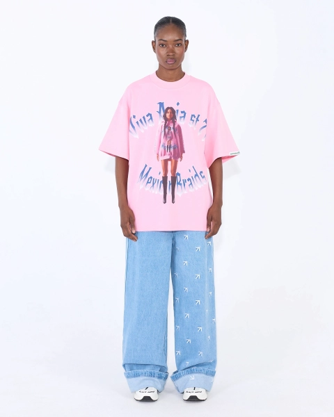 Футболка MEXICAN BRAIDS PINK ASIA ST 71, цвет: розовый, Ast71.tt-braid-pink купить онлайн