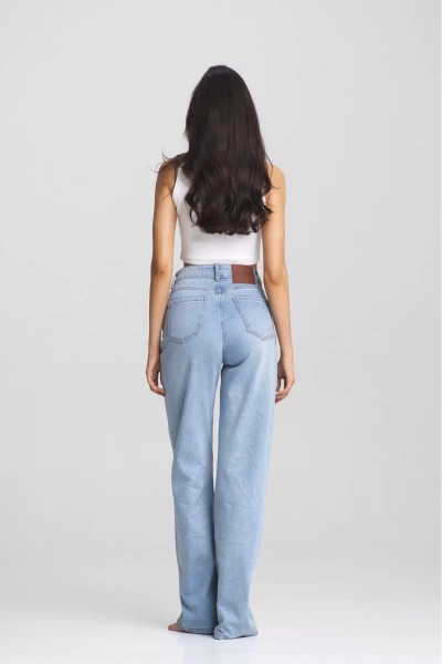 Джинсы Stright Blue Erist store, цвет: голубой, НФ-00002471 купить онлайн