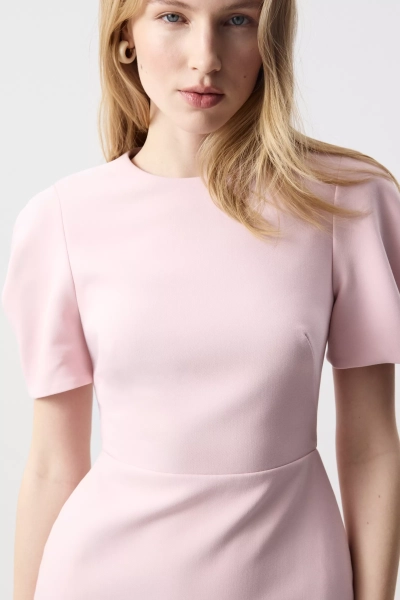 Платье мини с рукавами буфами Charmstore, цвет: розовый, 111-552103-221 купить онлайн