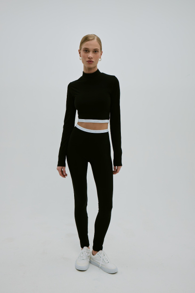 Кроп-топ "Уин Блек" Sport Angel, цвет: Черный, F022.01.001.M купить онлайн