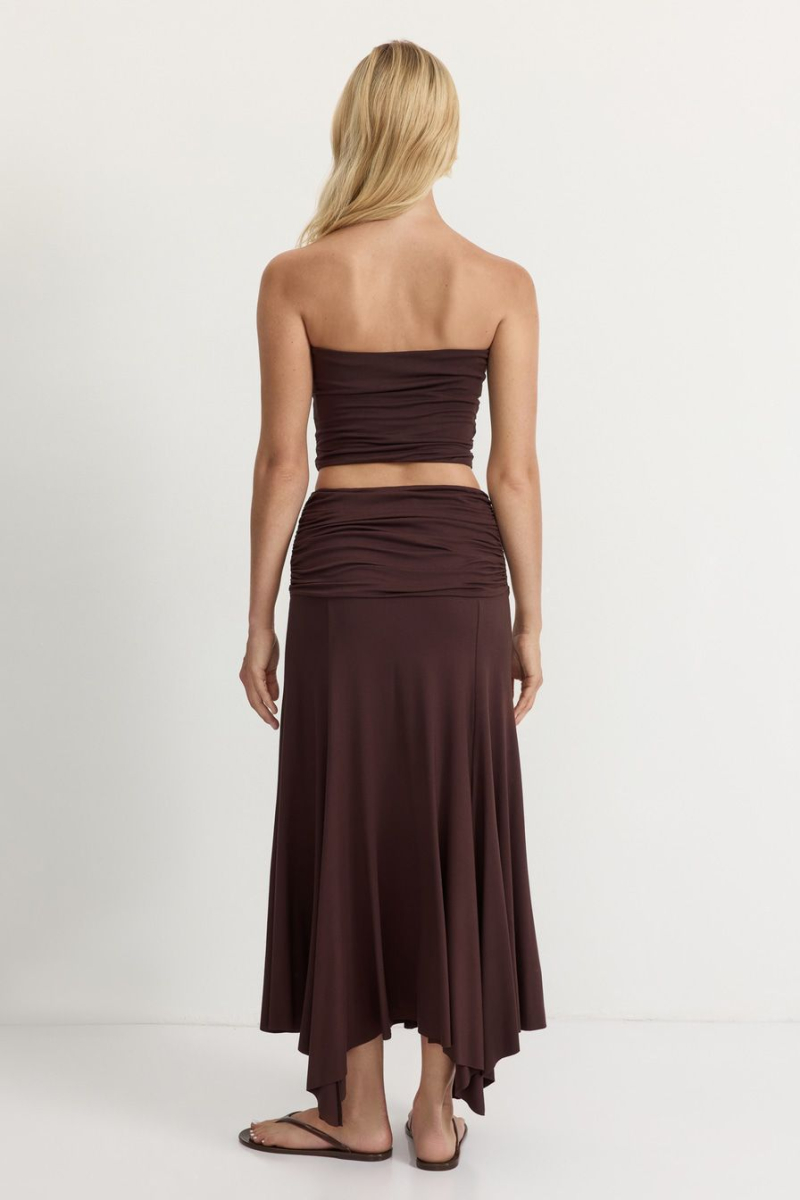 Топ-бандо из смесовой вискозы TOPTOP, цвет: коричневый, TT.024.17541.700.05288 купить онлайн