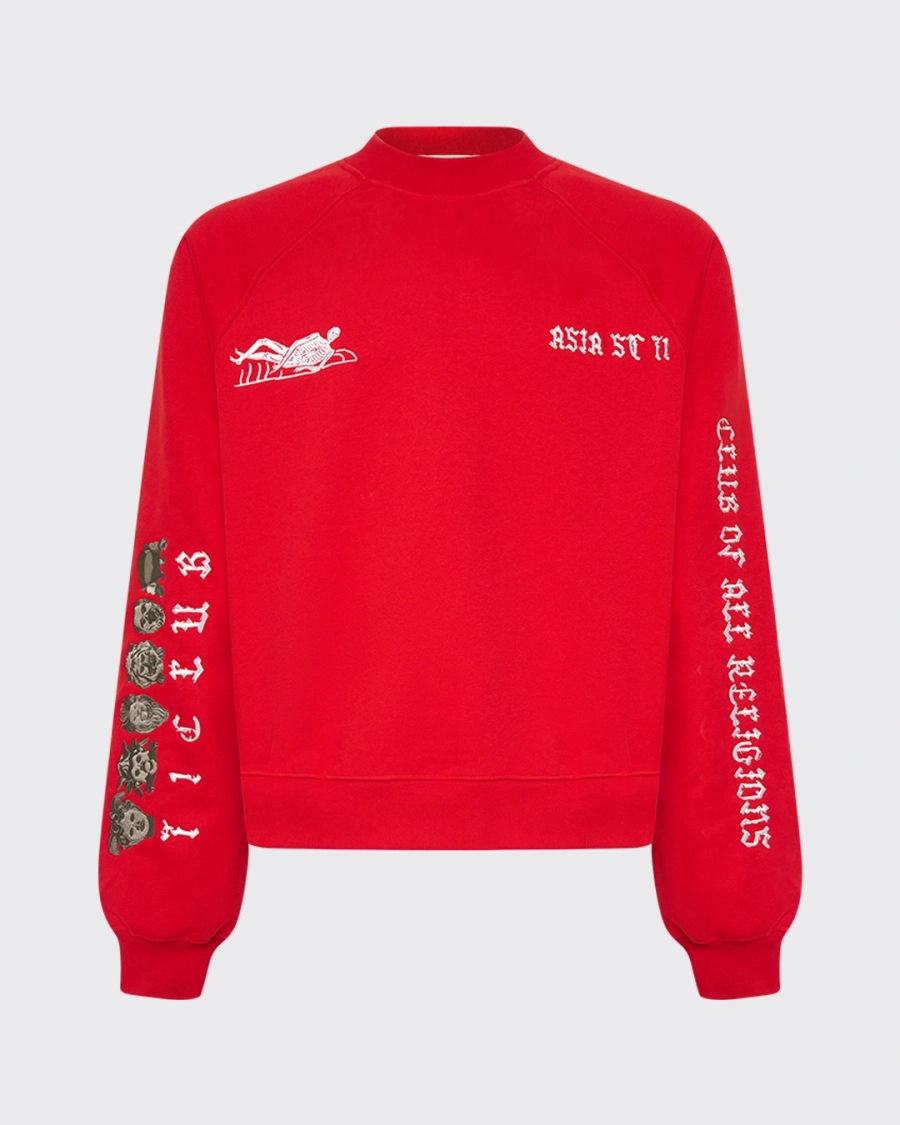 Свитшот CLUB 71 RED ASIA ST 71, цвет: красный Ast71.swt-club71-red |новая коллекция купить онлайн