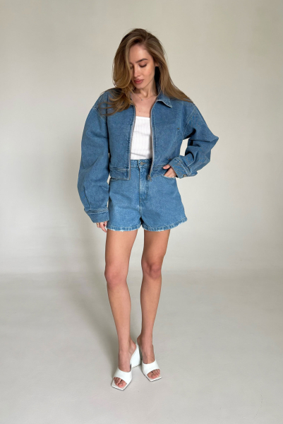 Джинсовая куртка LIGHT BLUE Label .B, цвет: LIGHT BLUE, Dn.33.4.0437LBL купить онлайн
