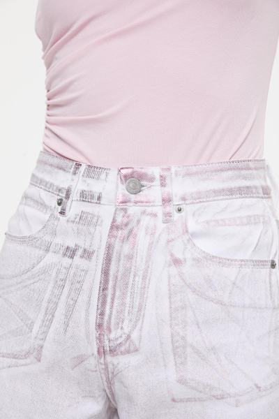 Джинсы с металлизированным покрытием Charmstore, цвет: розовый, 1840-4124-1000 купить онлайн