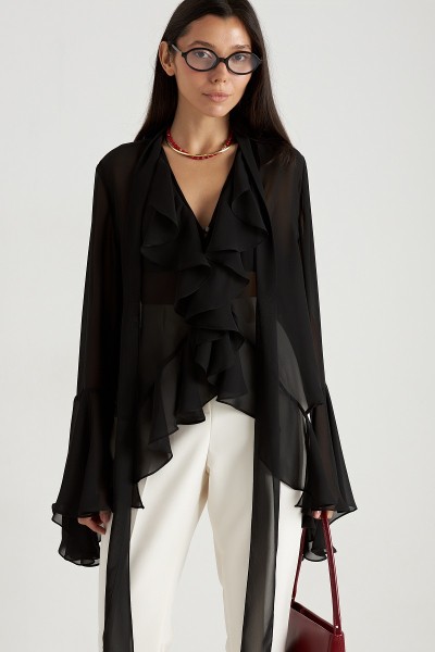 Блуза MIA AIM, цвет: Черный, Mia420 купить онлайн