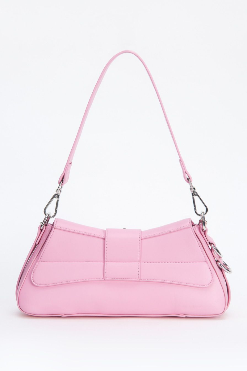 Сумка-багет из экокожи Lera Nena, цвет: розовый LNU.801.13613.300 купить онлайн