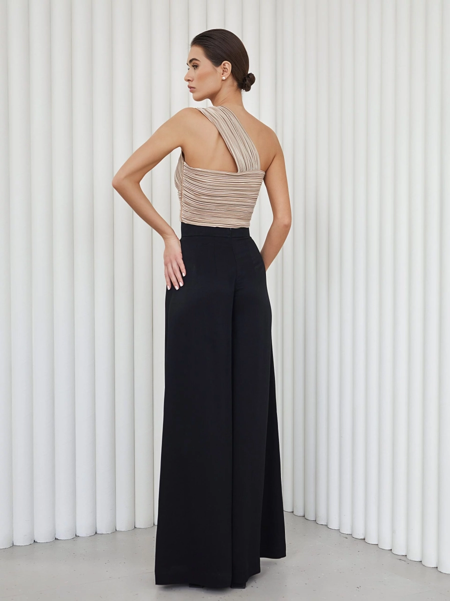 Топ со сборкой I.B.W., цвет: беж/золотистое, EU014 купить онлайн