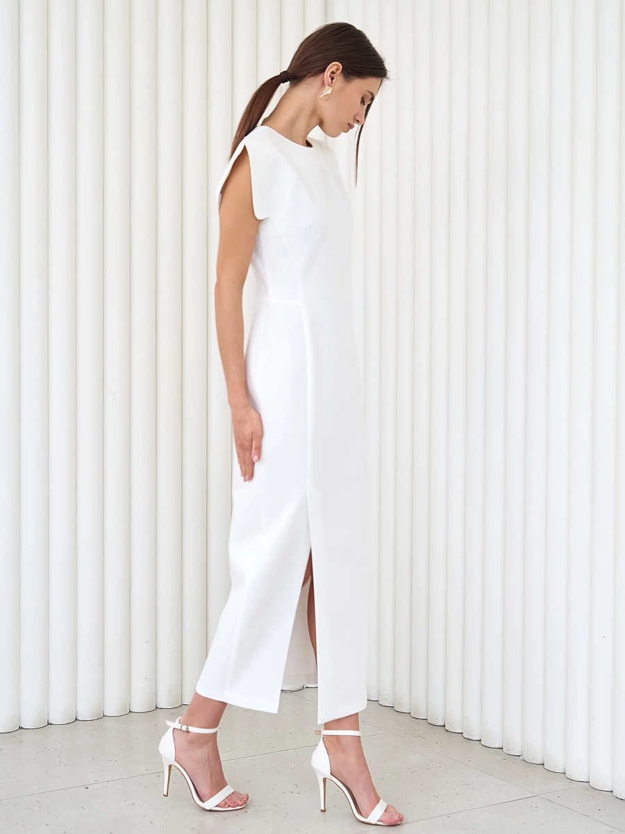 Платье с рельефами и крыльями I.B.W., цвет: молочный,  купить онлайн