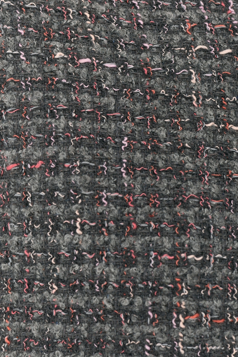 Жакет из цветного твида с акцентной пуговицей Ricoco, цвет: серый, 5074/2 купить онлайн