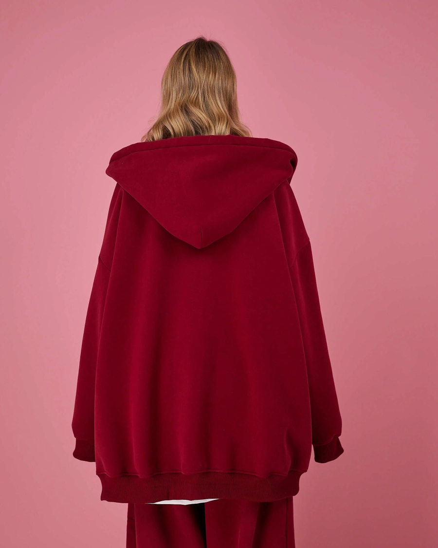 Табуха зип брусника TABOO, цвет: Бордовый, Tz01 купить онлайн