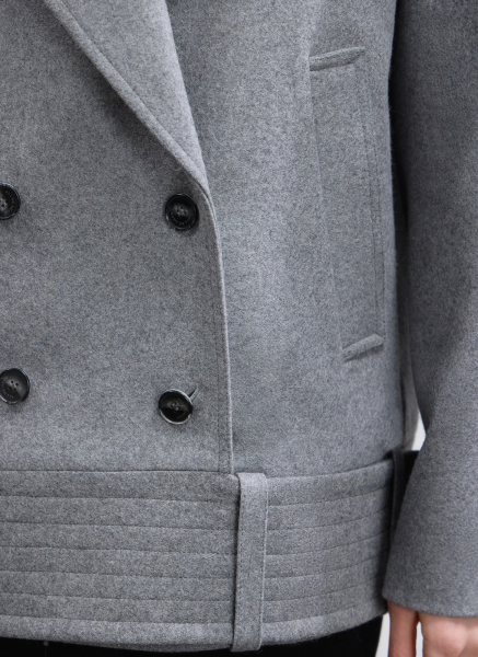 Полупальто-бушлат ALL WE NEED, цвет: Светло-серый, 2602W5174-04 купить онлайн