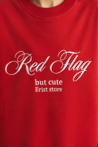 Свитшот RED FLAG Erist store, цвет: красный, НФ-00002540 купить онлайн