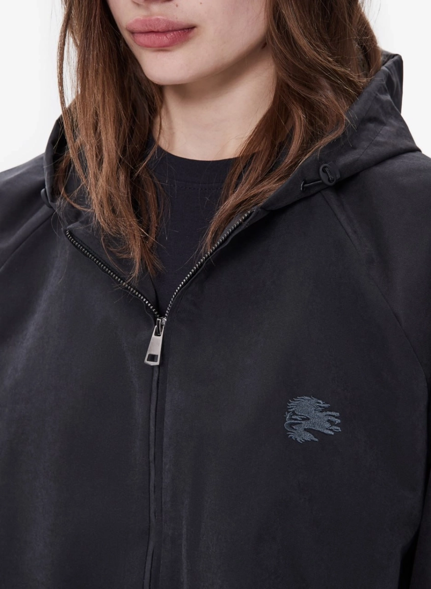 Ветровка худи F | ABLE, цвет: Черный, WNDBK-FBL-HDD-BLCK купить онлайн