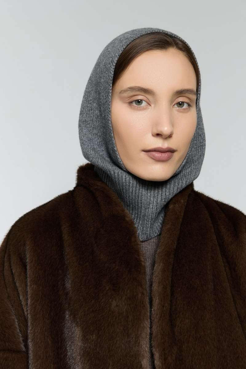 Капор из смесового кашемира ver.2.0