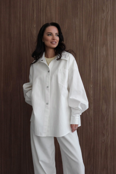 Рубашка оверсайз "Небо"