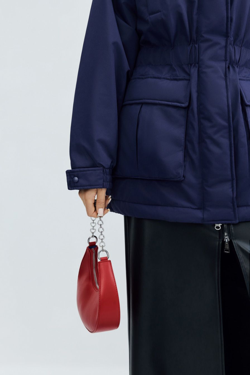 Парка из мембранной ткани TOPTOP, цвет: синий, TTS.142.12580.620 купить онлайн