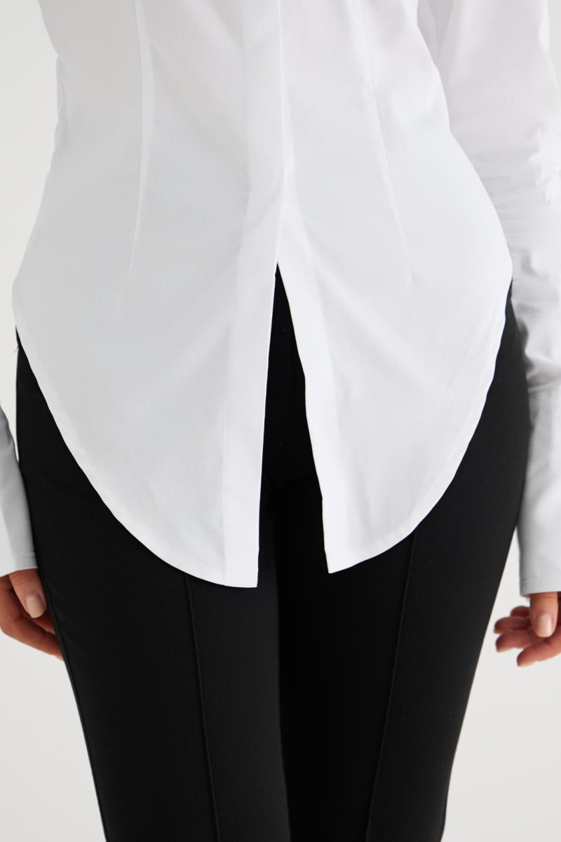 Рубашка Atelier wmn CULT, цвет: белый,  купить онлайн