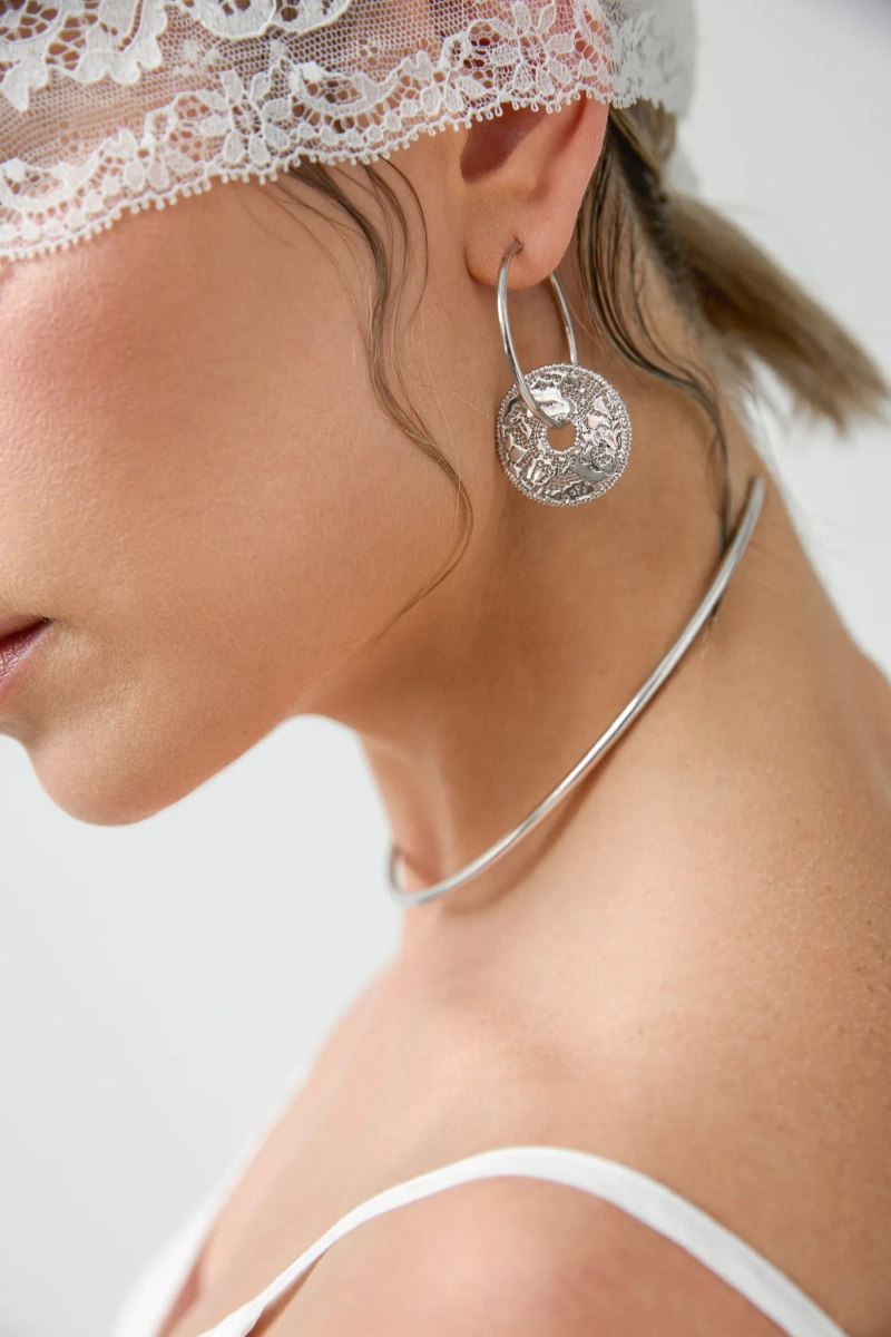 Серебряная подвеска «Кружево» SBLESKOM, цвет: серебро, 12121 купить онлайн