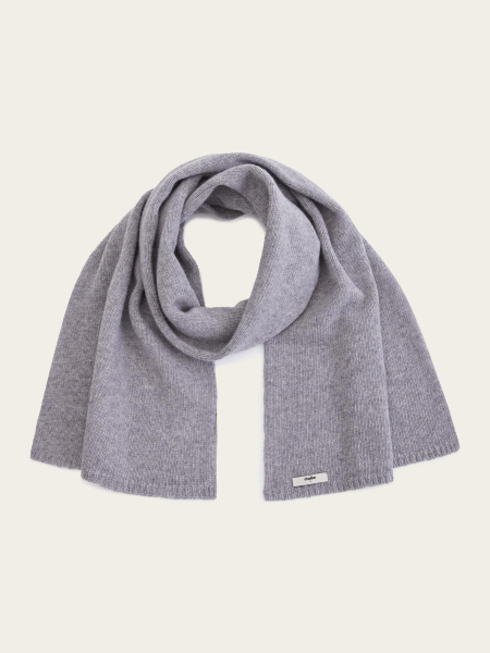 Шарф из шерсти мериноса и кашемира Chaika, цвет: графитовый AW25SF02-14 купить онлайн