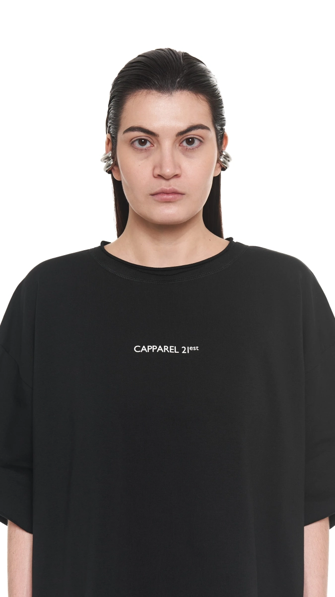 Футболка basic BiJ collection `22 CAPPAREL.21est, цвет: Чёрный, CAP.56.72.1 купить онлайн